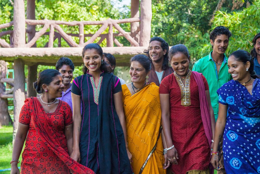 Group of Indian Smiling Together