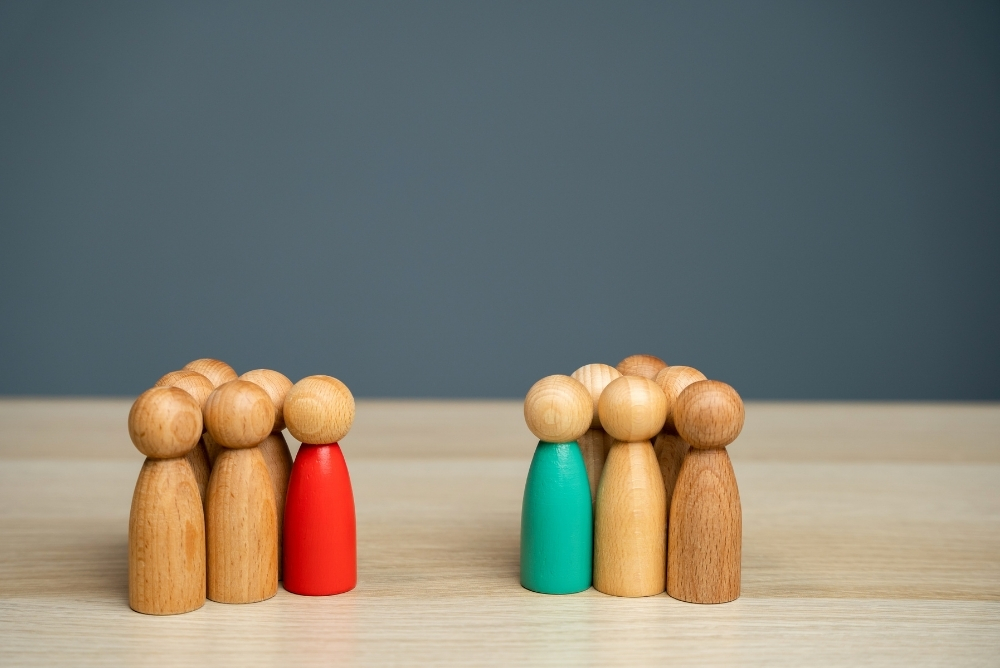 Graphical representation of a conflict