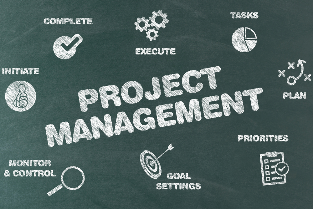 Image of project management and its associated component