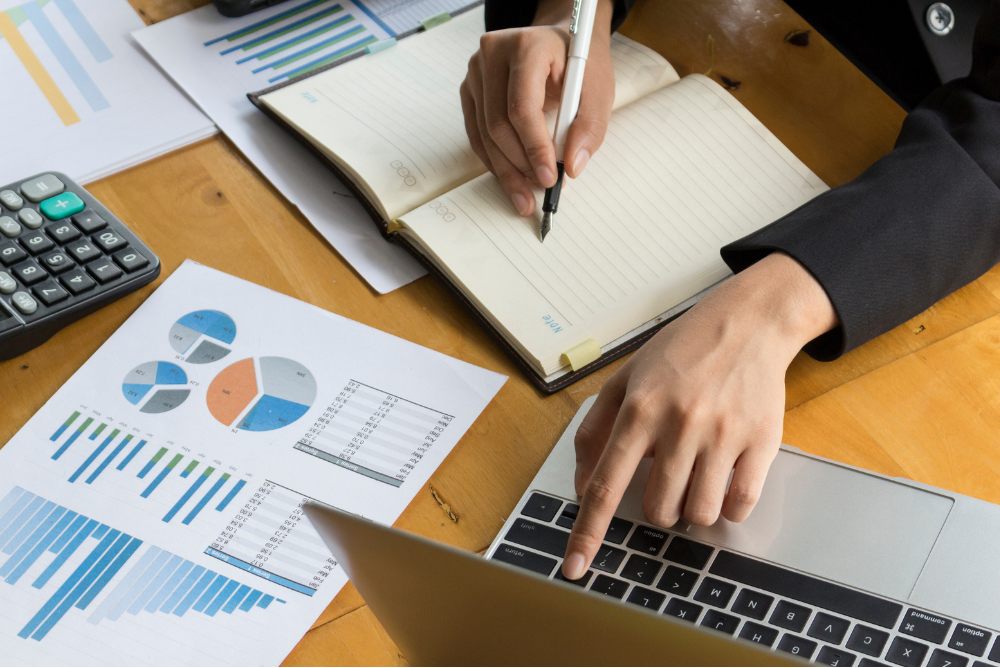 Report, Laptop, Book