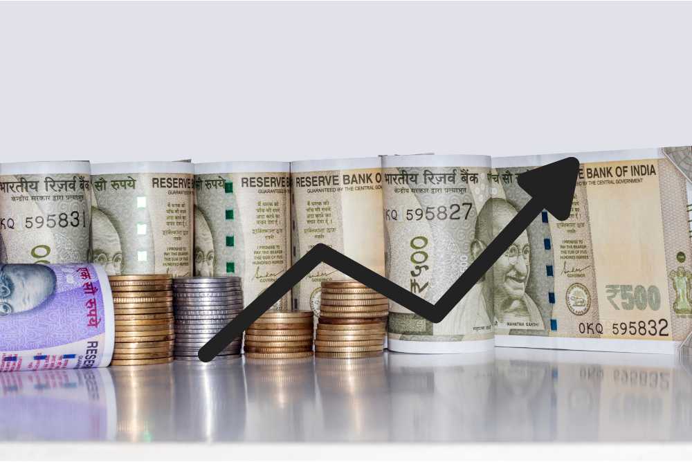 Money with Upward graph