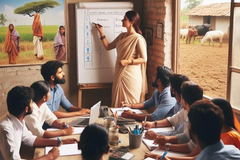 People discussing with each other