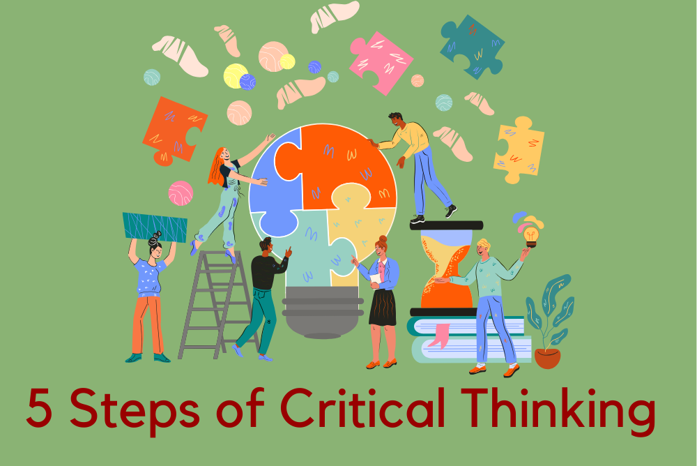 People connecting bulb shape puzzle